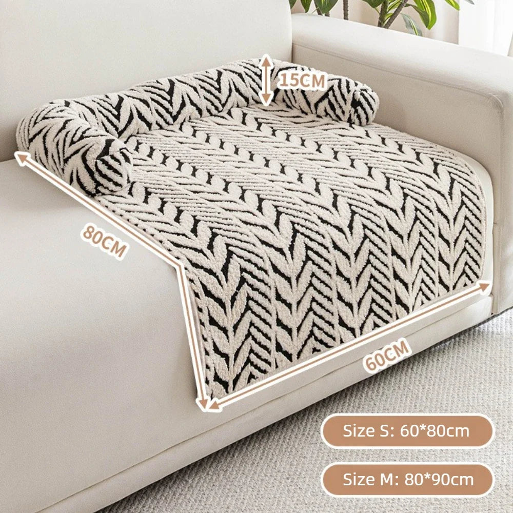 Cozy Plush Pet Sofa