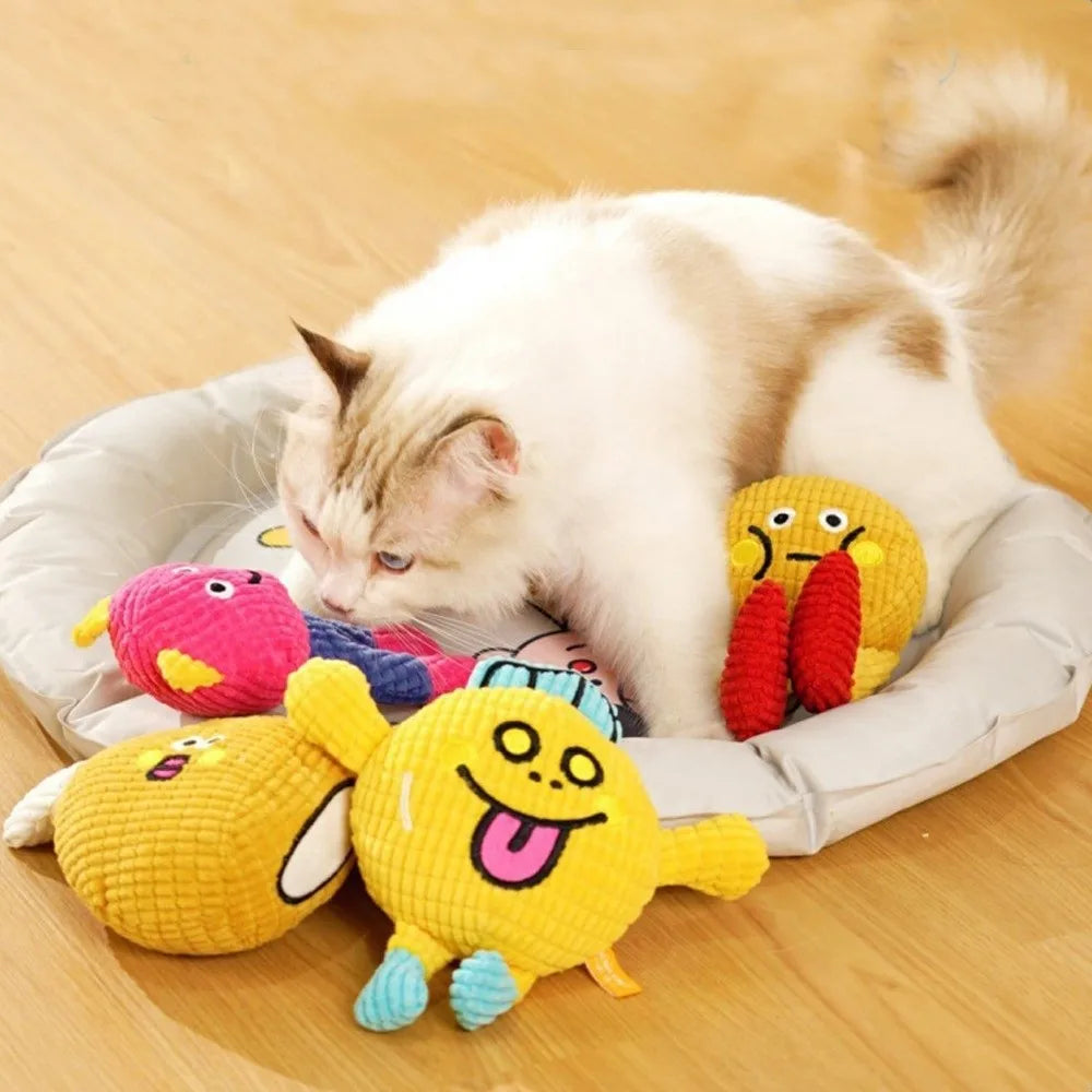 Squeaky Chew Toy for Dogs & Cats – Funny Interactive Pet Toy