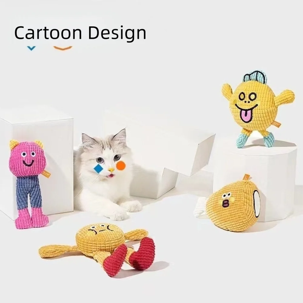 Squeaky Chew Toy for Dogs & Cats – Funny Interactive Pet Toy