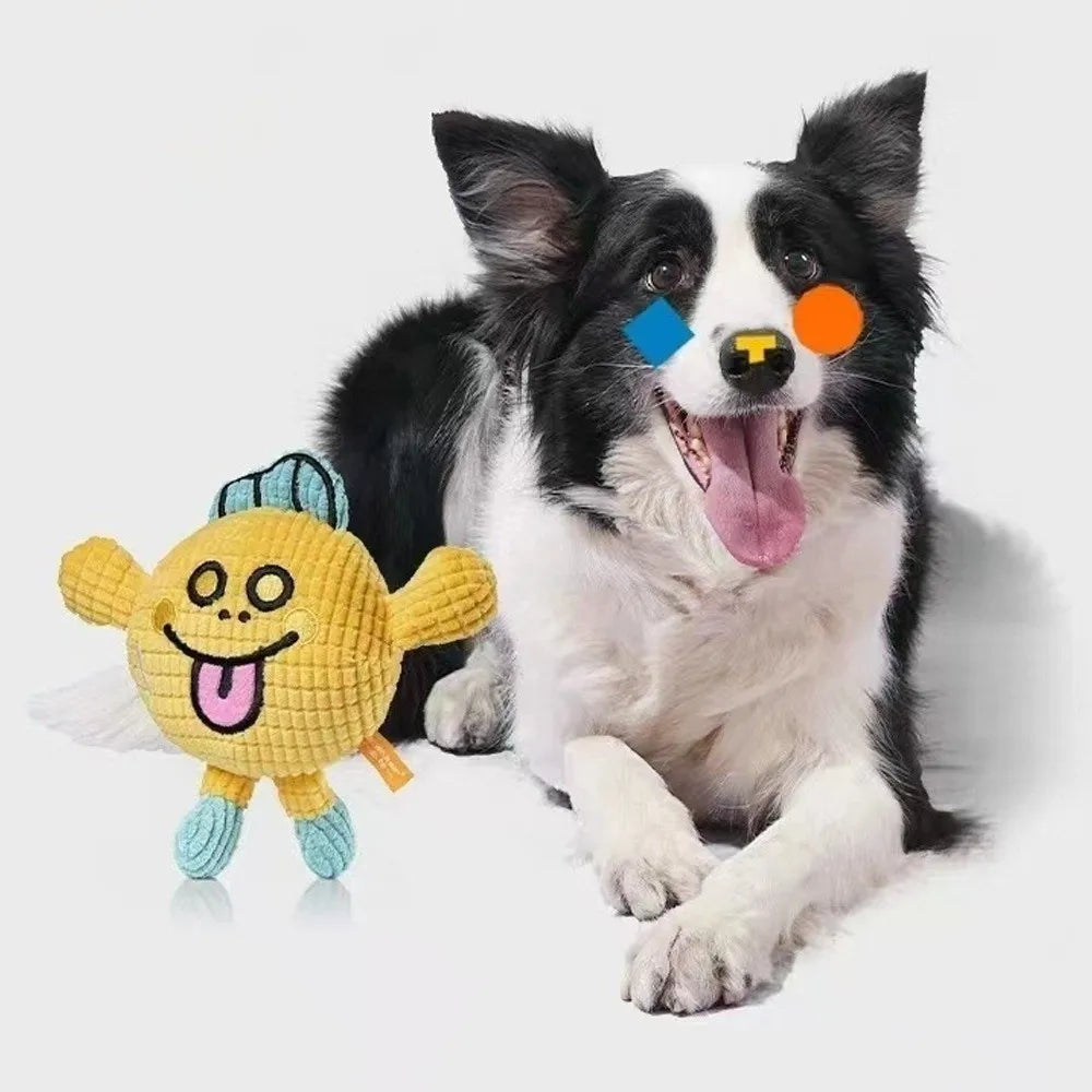 Squeaky Chew Toy for Dogs & Cats – Funny Interactive Pet Toy